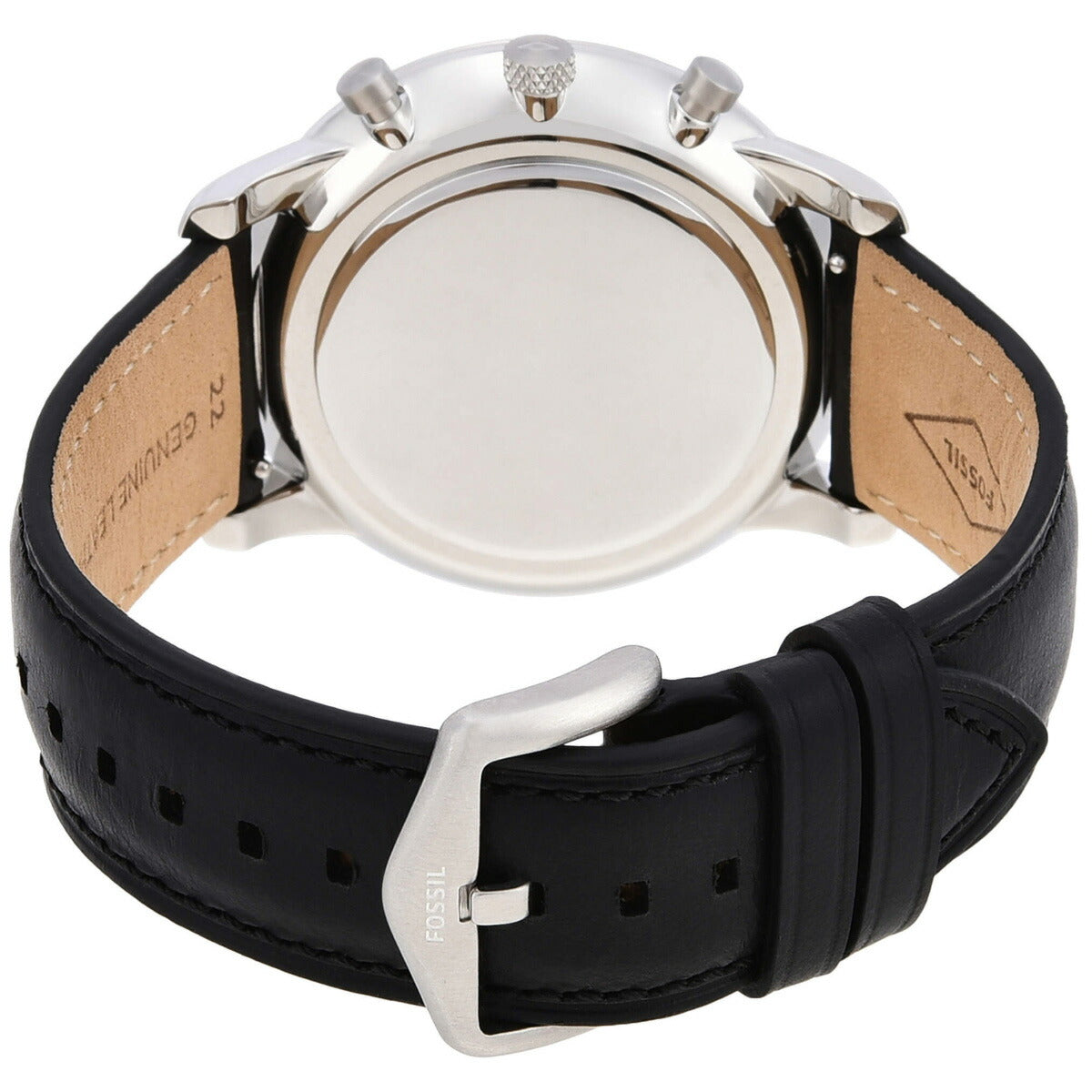 フォッシル FOSSIL 腕時計 メンズ NEUTRA クロノグラフ ブラックレザーウォッチ FS5452