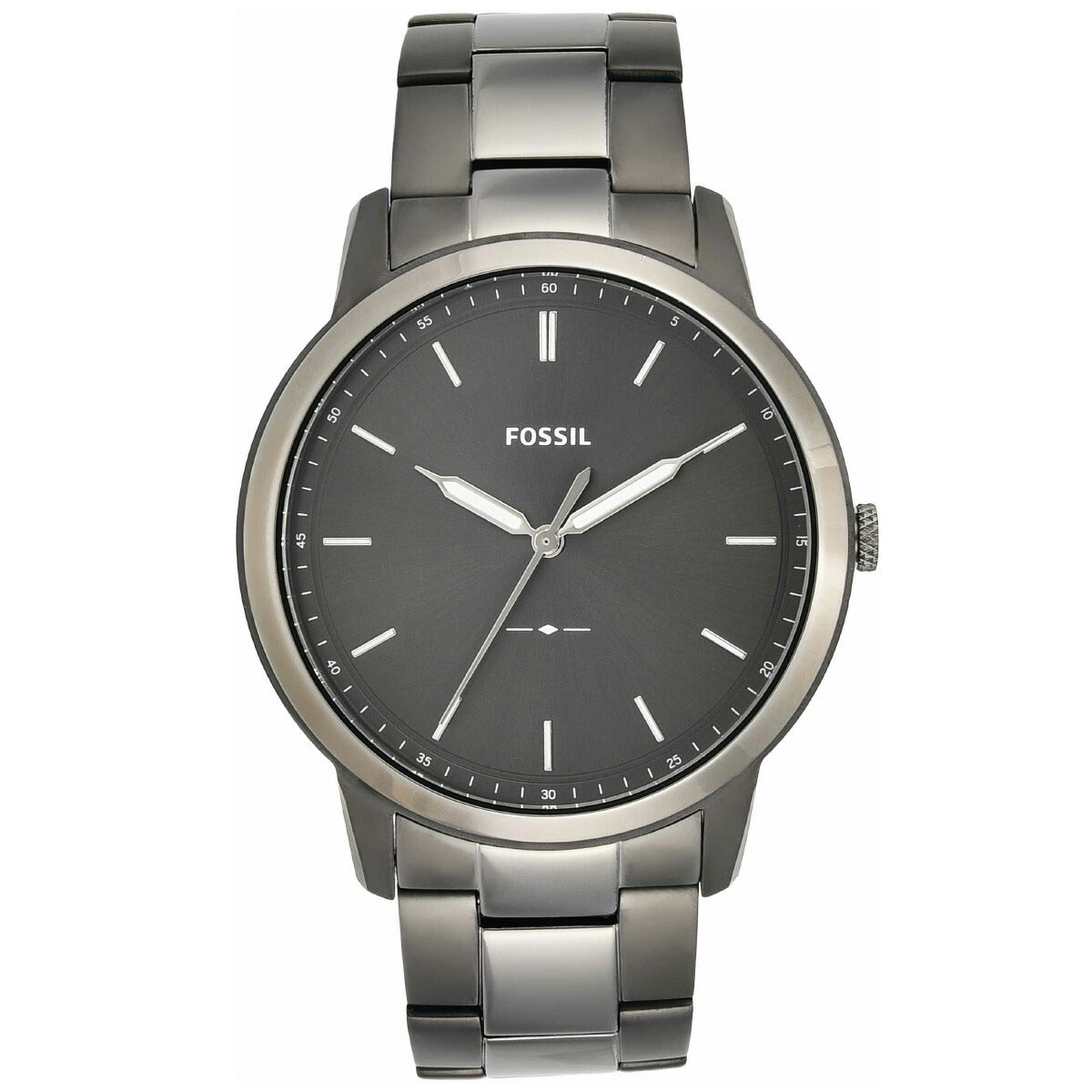 フォッシル FOSSIL 腕時計 メンズ THE MINIMALIST 三針 スモークステンレススチールウォッチ FS5459