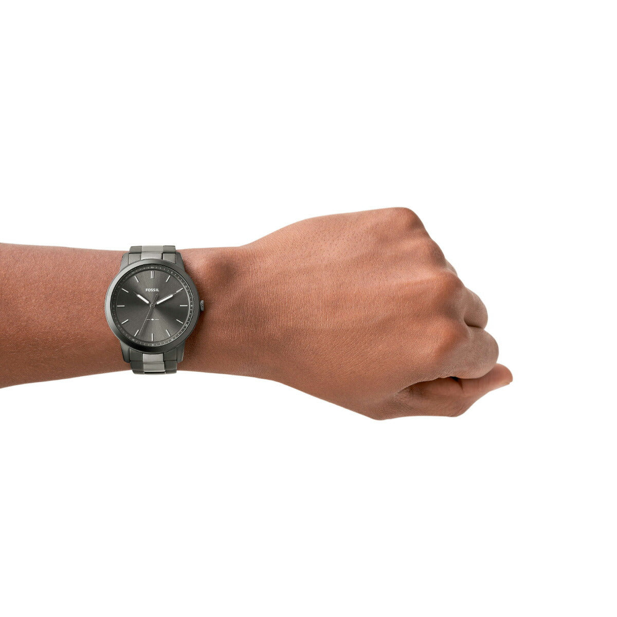 フォッシル FOSSIL 腕時計 メンズ THE MINIMALIST 三針 スモークステンレススチールウォッチ FS5459