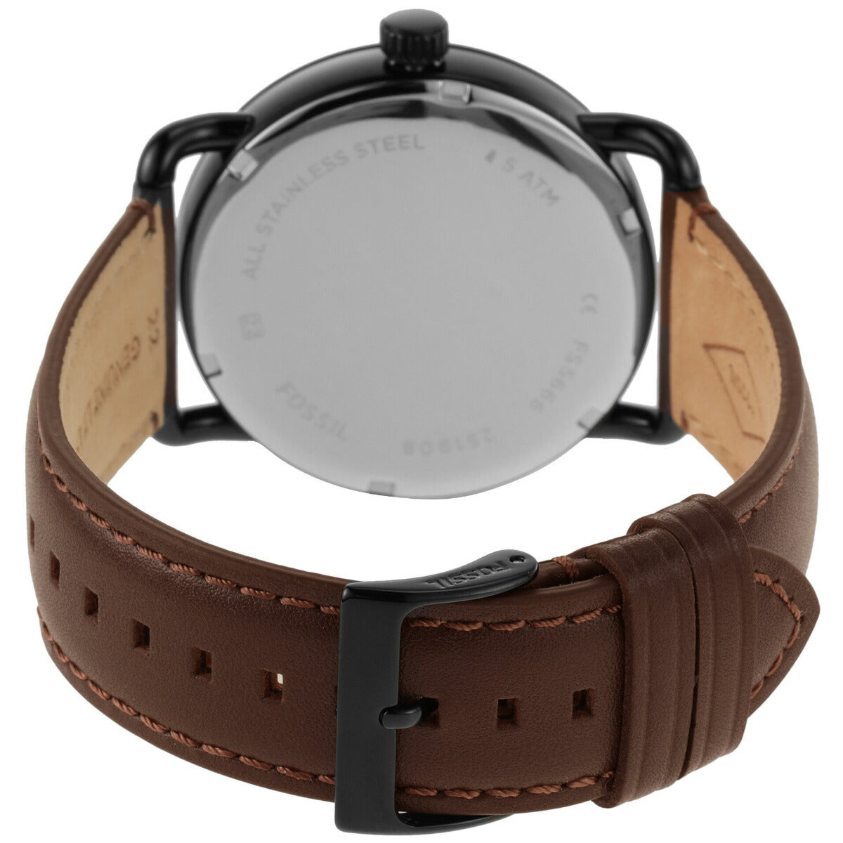 フォッシル FOSSIL 腕時計 メンズ COPELAND 42mm 三針 ブラウンレザーウォッチ FS5666