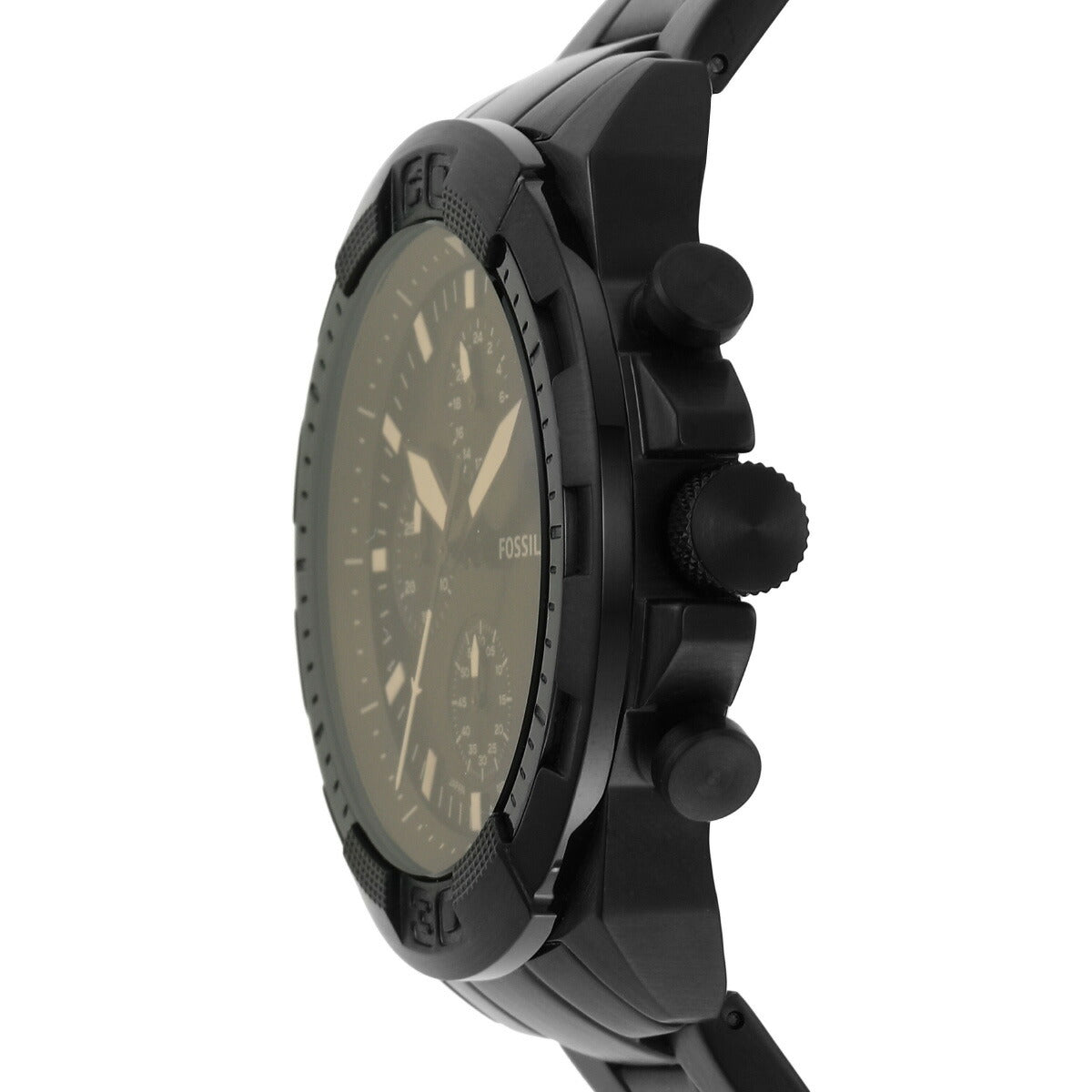 フォッシル FOSSIL 腕時計 メンズ BRONSON クロノグラフ ブラック ステンレススチールウォッチ FS5851