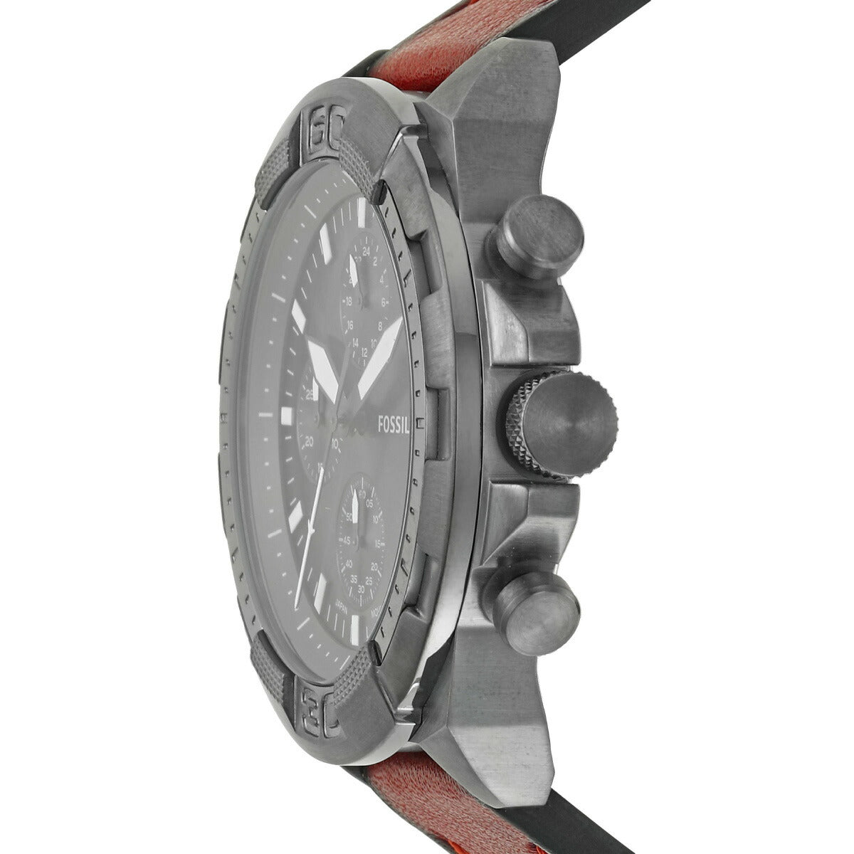 フォッシル FOSSIL 腕時計 メンズ BRONSON クロノグラフ ブラウン LiteHideレザーウォッチ FS5855