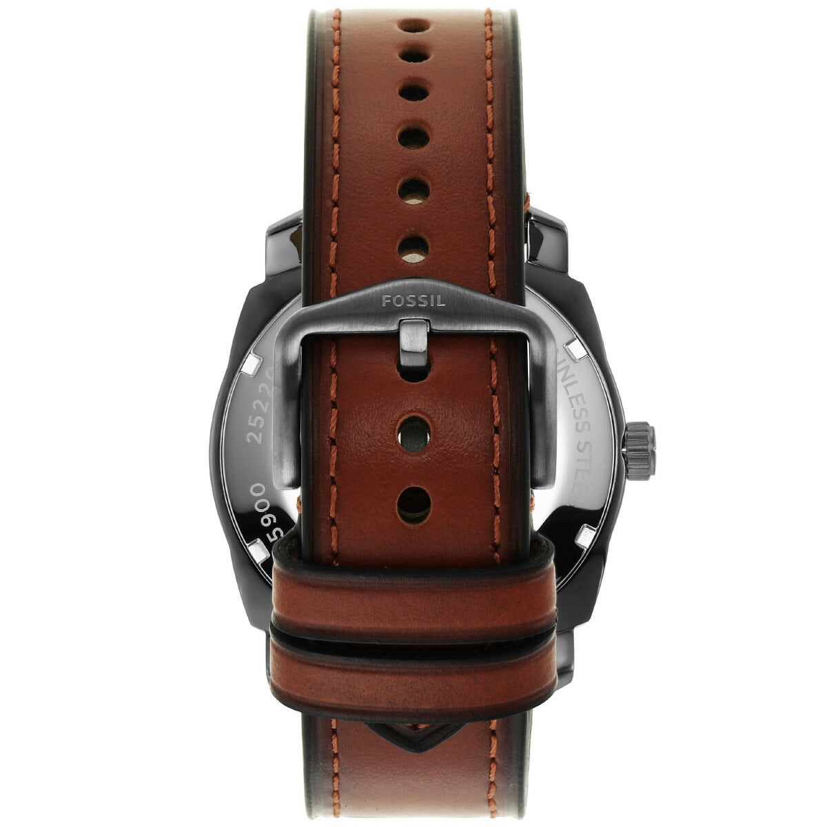フォッシル FOSSIL 腕時計 メンズ MACHINE 三針デイト ブラウン レザーウォッチ FS5900