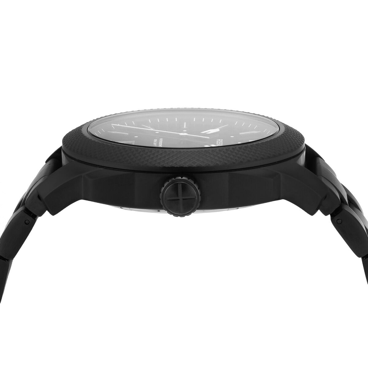 フォッシル FOSSIL 腕時計 メンズ MACHINE 三針デイト ブラック ステンレススチールウォッチ FS5971