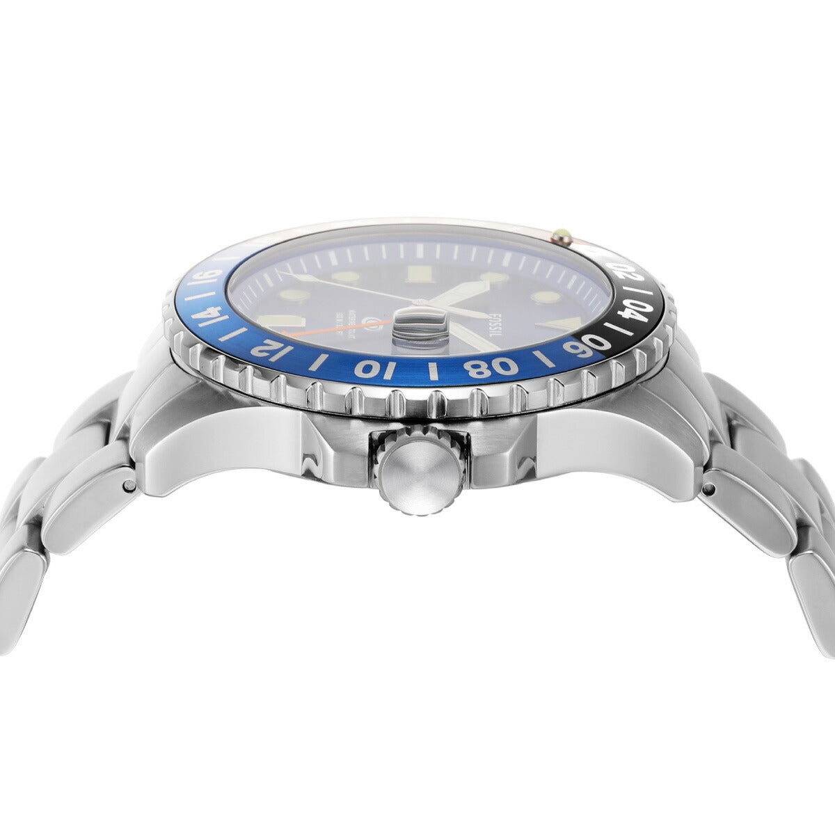フォッシル FOSSIL 腕時計 メンズ FOSSIL BLUE GMT ステンレススチールウォッチ FS5991