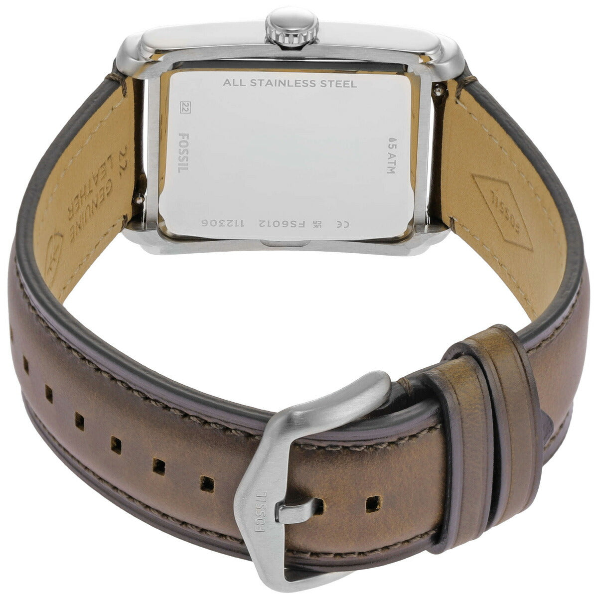 フォッシル FOSSIL 腕時計 メンズ CARRAWAY 三針 ブラウン レザーウォッチ FS6012
