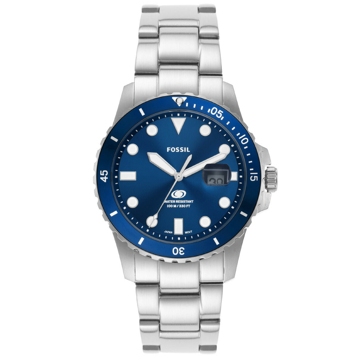 フォッシル FOSSIL 腕時計 メンズ CARRAWAY 三針 ブラウン レザーウォッチ FS6029