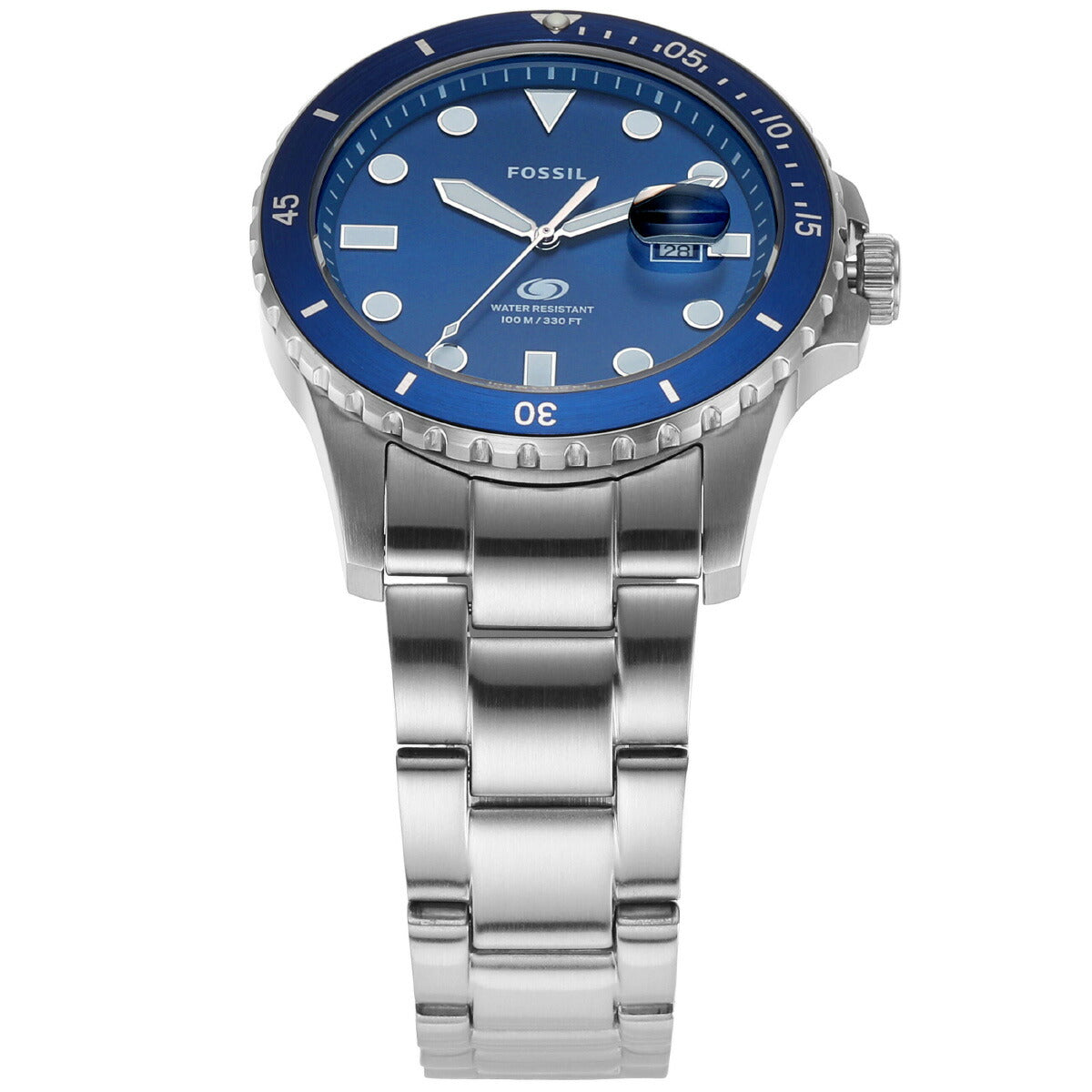 フォッシル FOSSIL 腕時計 メンズ CARRAWAY 三針 ブラウン レザーウォッチ FS6029