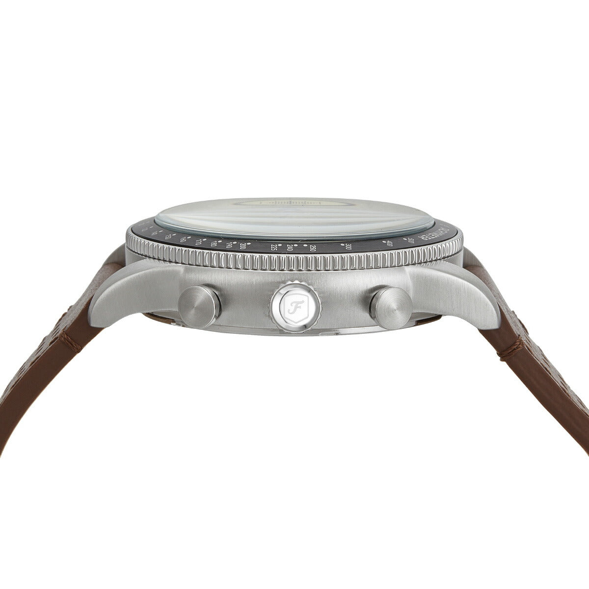 フォッシル FOSSIL 腕時計 メンズ SPORT TOURER クロノグラフ ブラウン レザーウォッチ FS6042