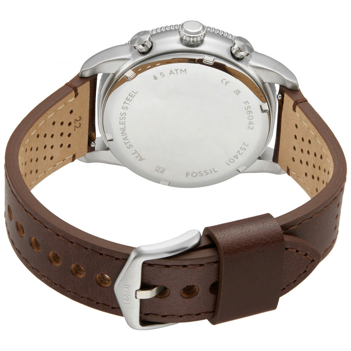 フォッシル FOSSIL 腕時計 メンズ SPORT TOURER クロノグラフ ブラウン レザーウォッチ FS6042