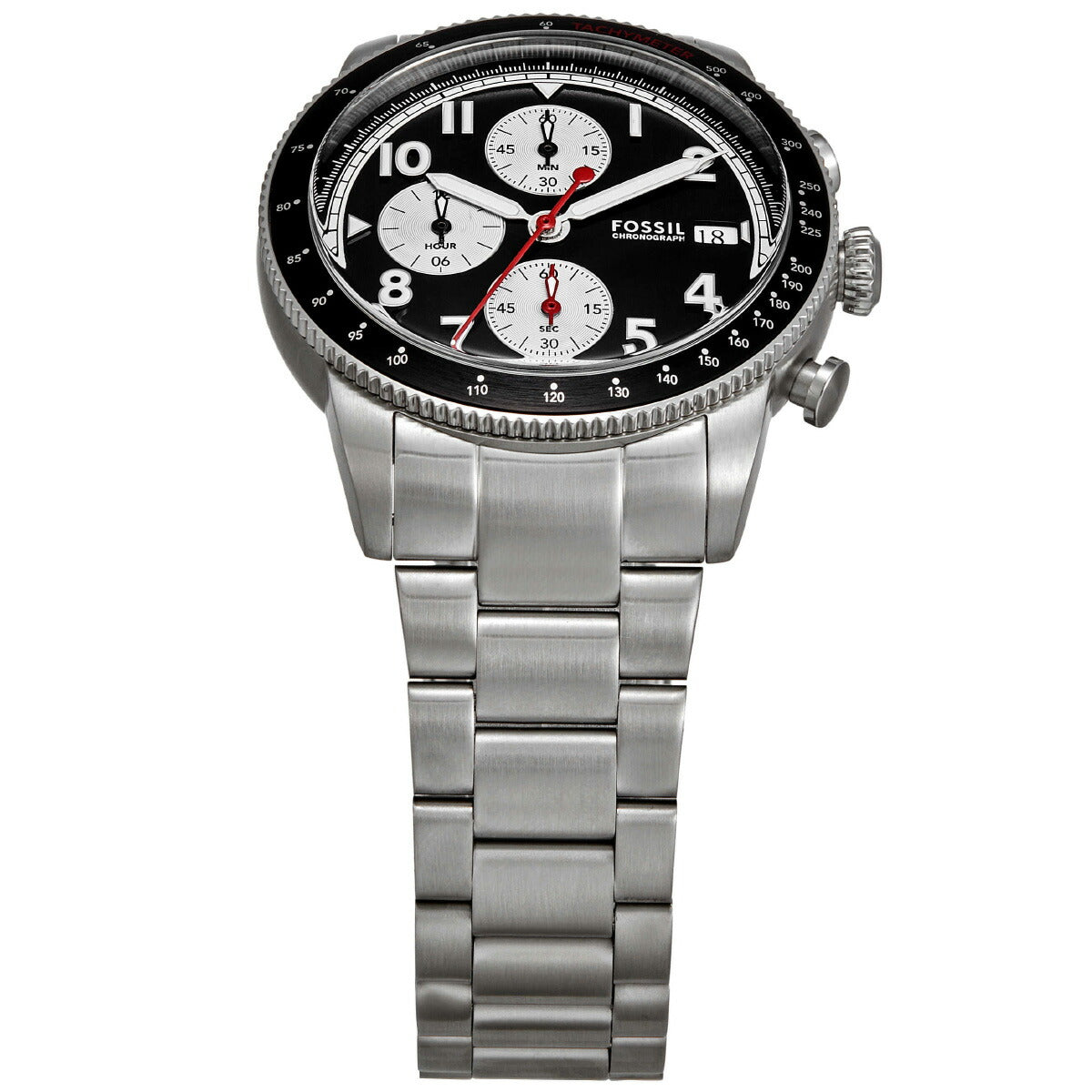 フォッシル FOSSIL 腕時計 メンズ SPORT TOURER クロノグラフ ステンレススチールウォッチ FS6045