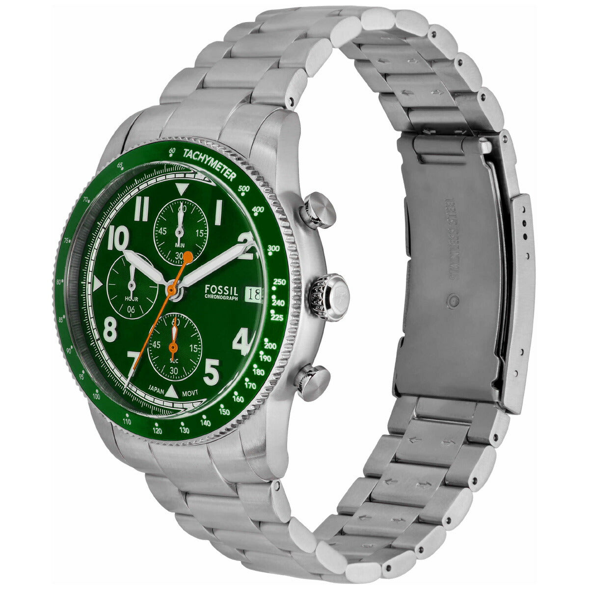 フォッシル FOSSIL 腕時計 メンズ SPORT TOURER クロノグラフ ステンレススチールウォッチ FS6048