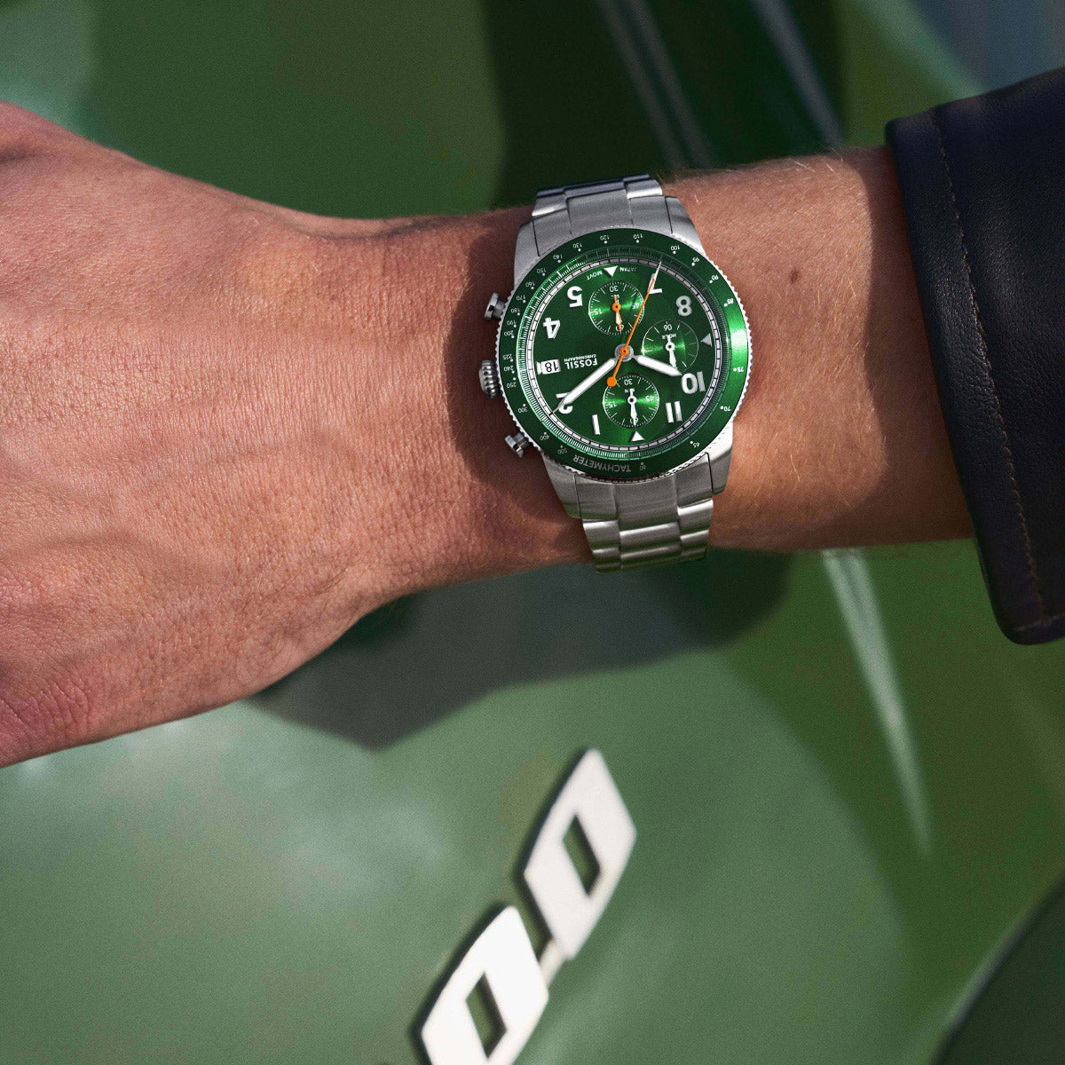 フォッシル FOSSIL 腕時計 メンズ SPORT TOURER クロノグラフ ステンレススチールウォッチ FS6048