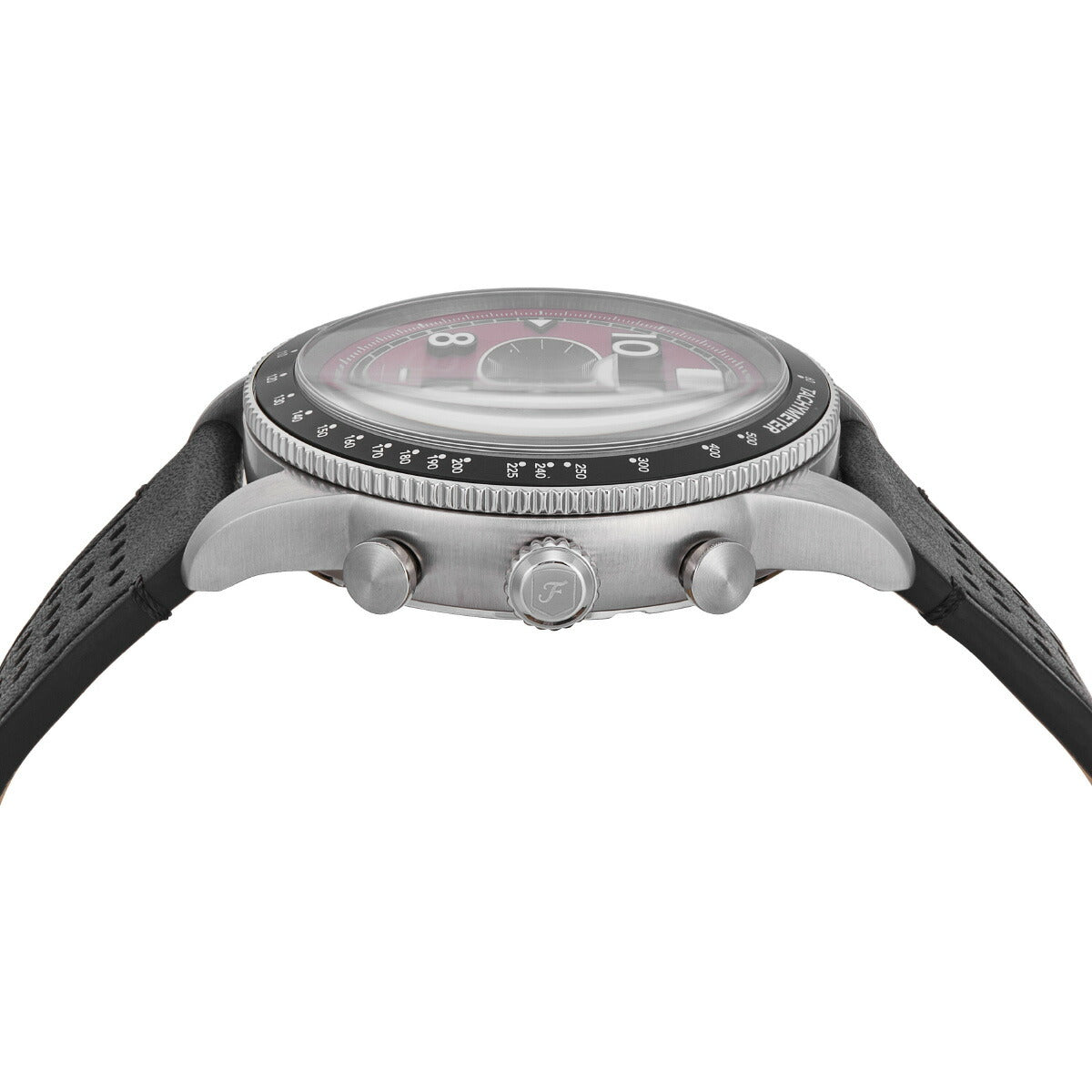 フォッシル FOSSIL 腕時計 メンズ SPORT TOURER クロノグラフ ブラック レザーウォッチ FS6086