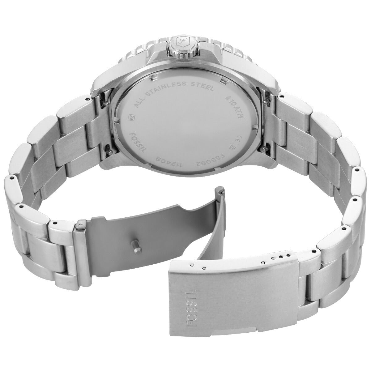フォッシル FOSSIL 腕時計 メンズ BLUE GMT ステンレススチールウォッチ FS6092