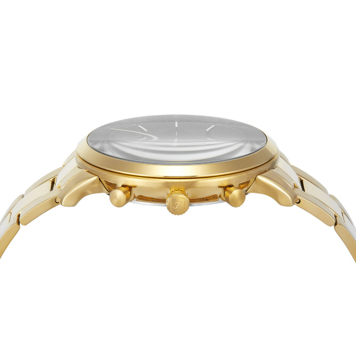 フォッシル FOSSIL 腕時計 メンズ NEUTRA クロノグラフ ゴールドトーン ステンレススチールウォッチ FS6093
