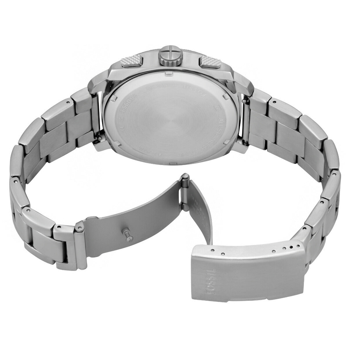 フォッシル FOSSIL 腕時計 メンズ MACHINE クロノグラフ ステンレススチールウォッチ FS6095【2025 新作】
