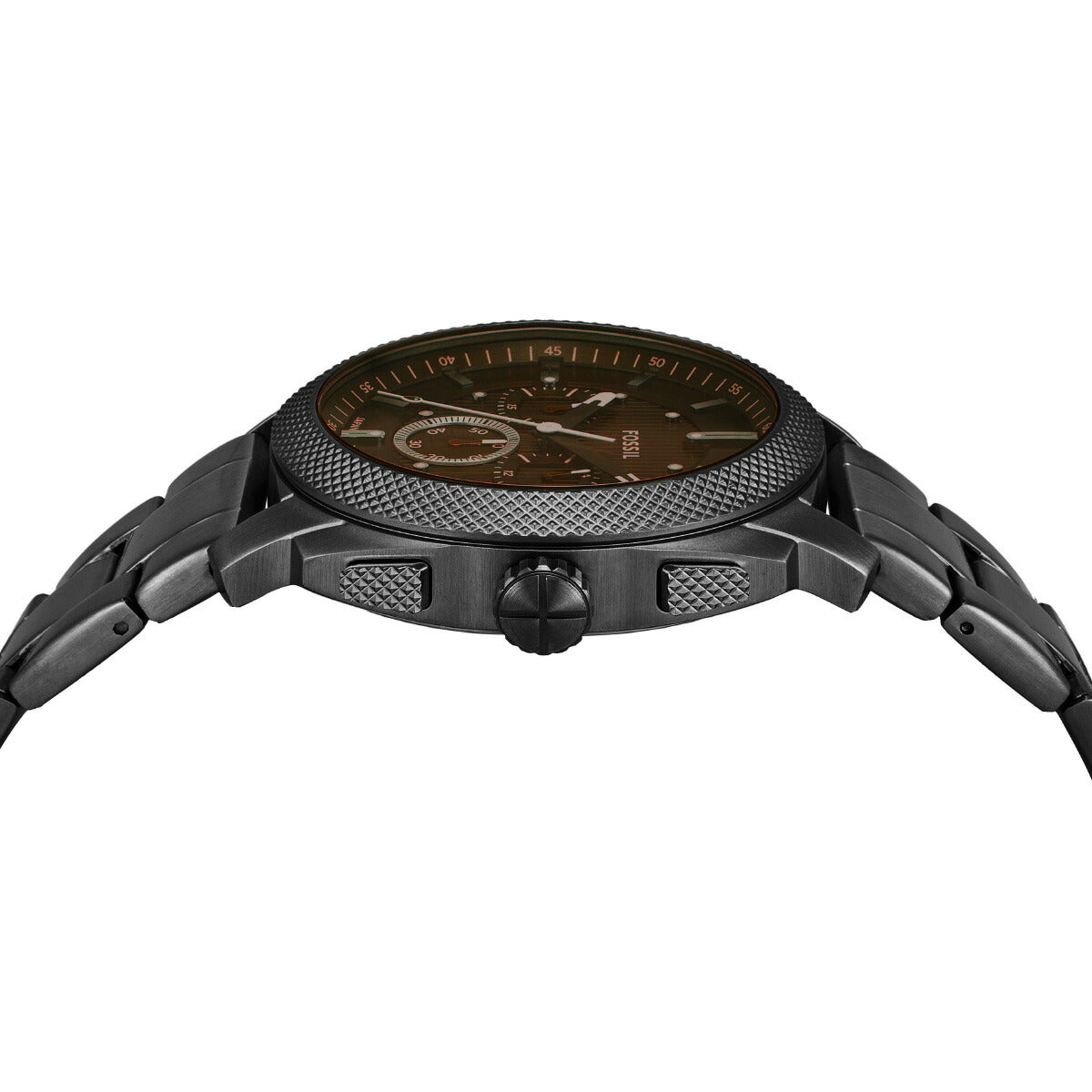 フォッシル FOSSIL 腕時計 メンズ MACHINE クロノグラフ ブラック ステンレススチールウォッチ FS6097【2025 新作】