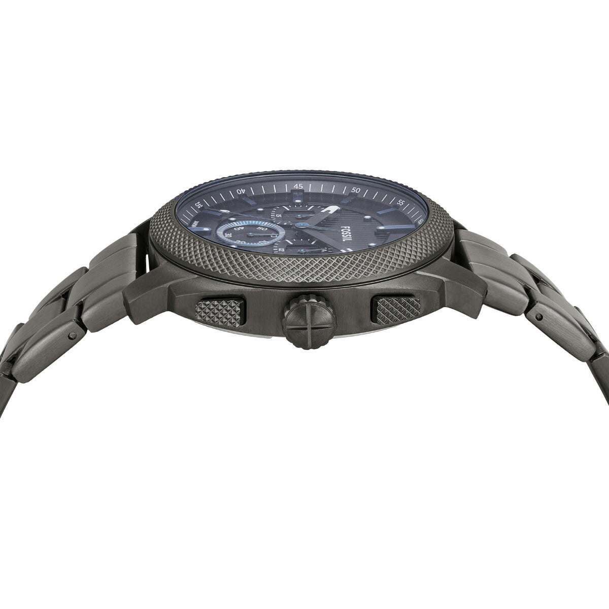 フォッシル FOSSIL 腕時計 メンズ MACHINE クロノグラフ ガンメタル ステンレススチールウォッチ FS6098【2025 新作】
