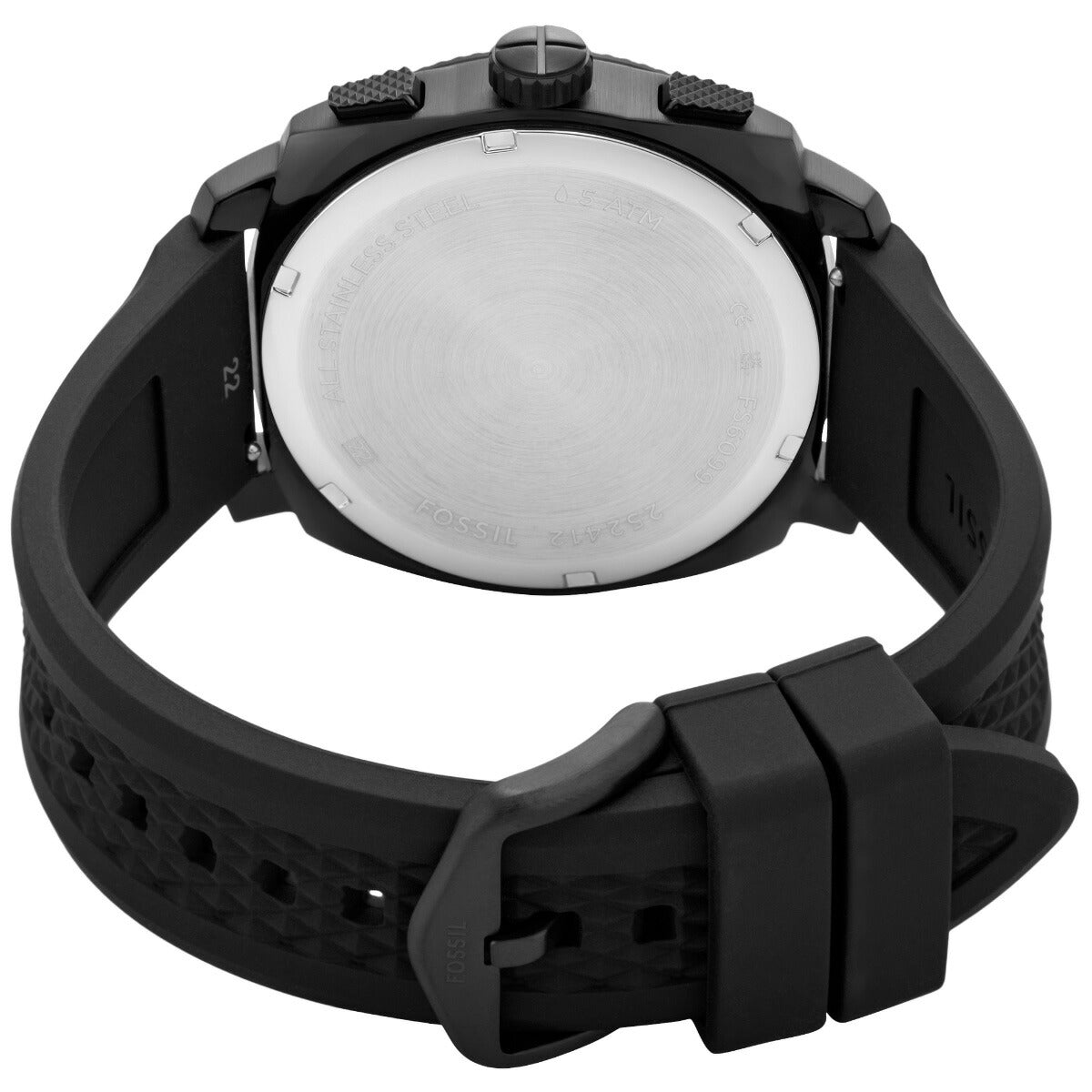 フォッシル FOSSIL 腕時計 メンズ MACHINE クロノグラフ ブラック ステンレススチールウォッチ FS6099【2025 新作】