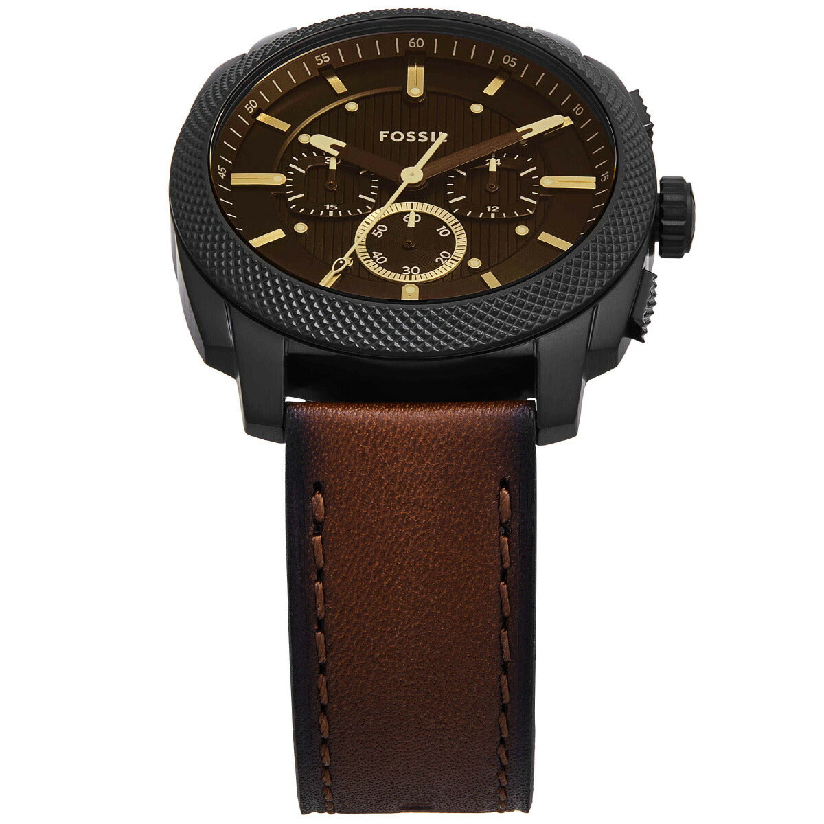 フォッシル FOSSIL 腕時計 メンズ MACHINE クロノグラフ ブラック ステンレススチールウォッチ FS6101【2025 新作】