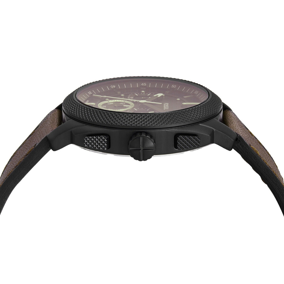 フォッシル FOSSIL 腕時計 メンズ MACHINE クロノグラフ ブラック ステンレススチールウォッチ FS6101【2025 新作】