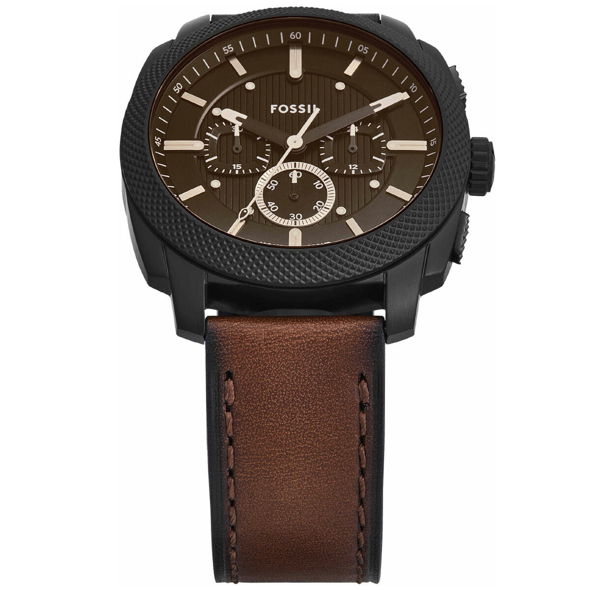フォッシル FOSSIL 腕時計 メンズ MACHINE クロノグラフ ブラック ステンレススチールウォッチ&ブレスレットセット FS6102SET【2025 新作】