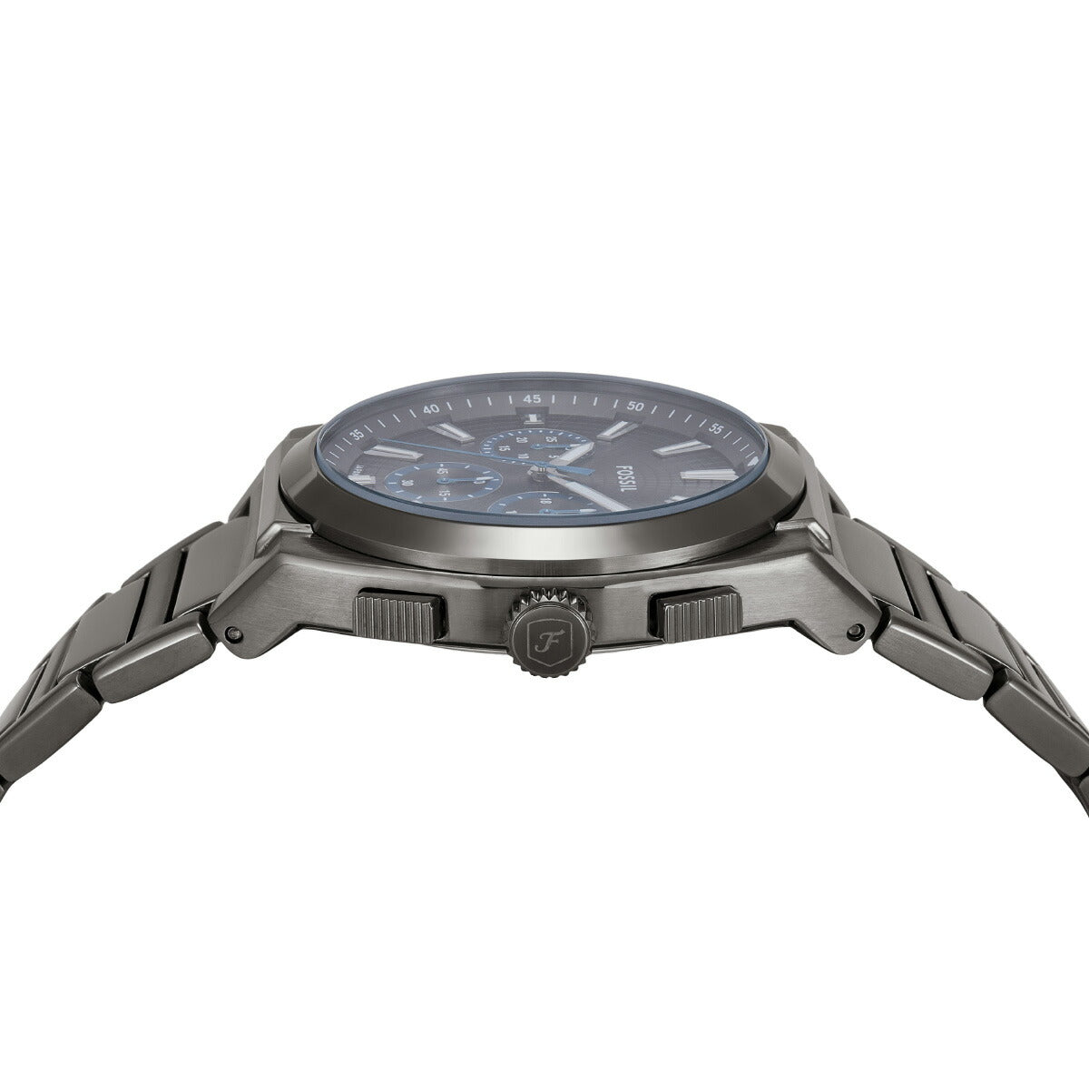 フォッシル FOSSIL 腕時計 メンズ EVERETT クロノグラフ ガンメタル ステンレススチールウォッチ FS6107