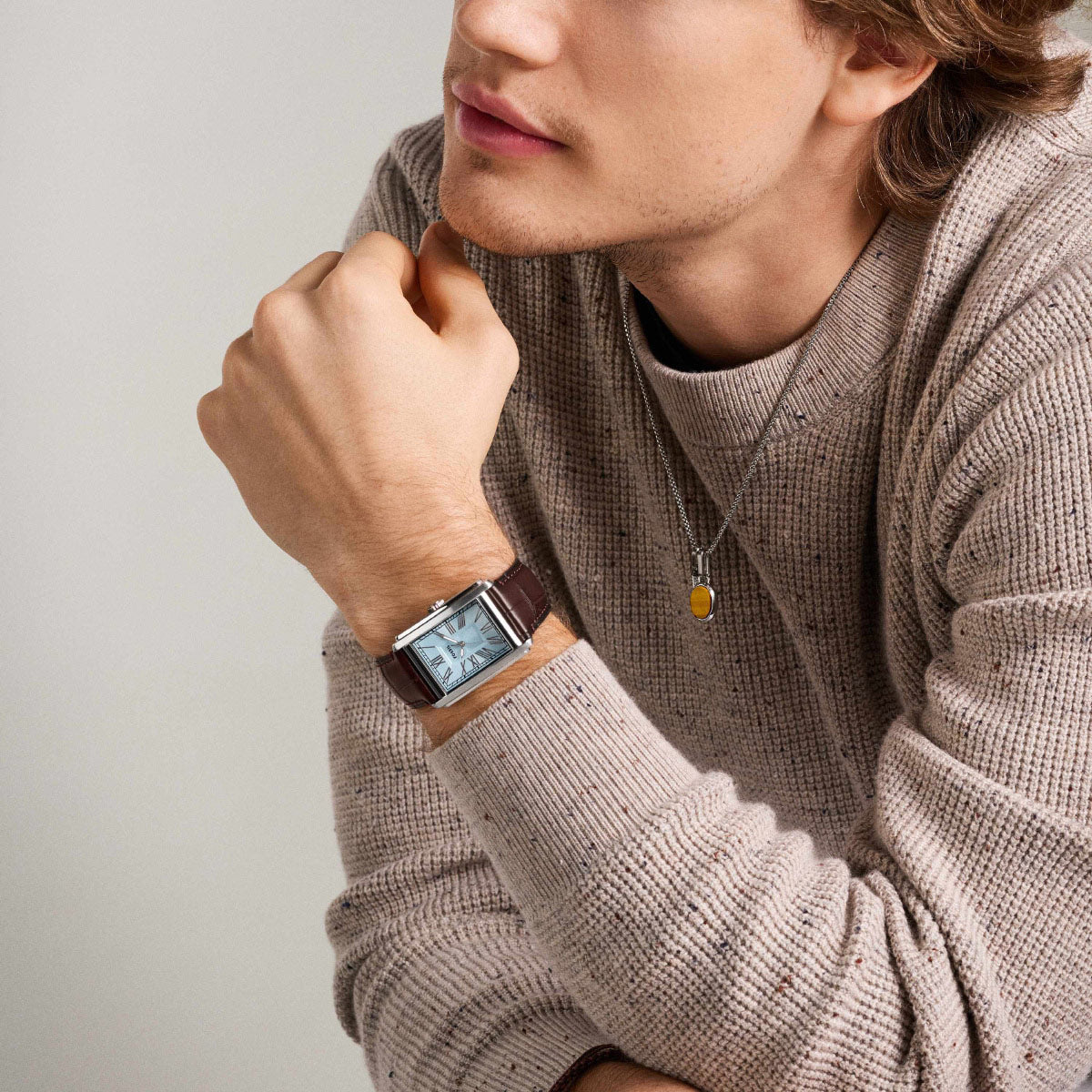 フォッシル FOSSIL 腕時計 メンズ CARRAWAY 三針 ステンレススチールウォッチ FS6110【2025 新作】