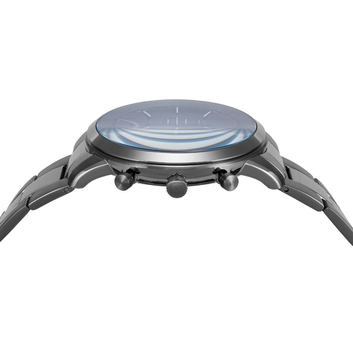 フォッシル FOSSIL 腕時計 メンズ NEUTRA クロノグラフ ガンメタル ステンレススチールウォッチ FS6111