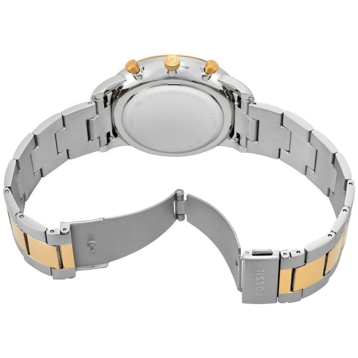 フォッシル FOSSIL 腕時計 メンズ NEUTRA クロノグラフ ツートーン ステンレススチールウォッチ FS6112