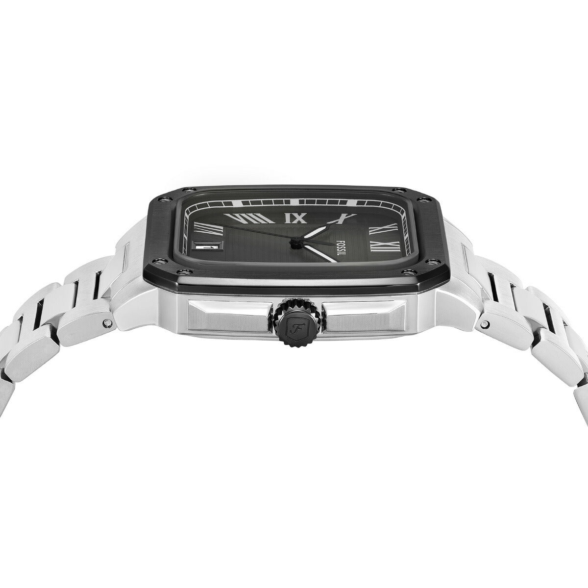 フォッシル FOSSIL 腕時計 メンズ CROSBY 三針デイト ステンレススチールウォッチ FS6122【2025 新作】