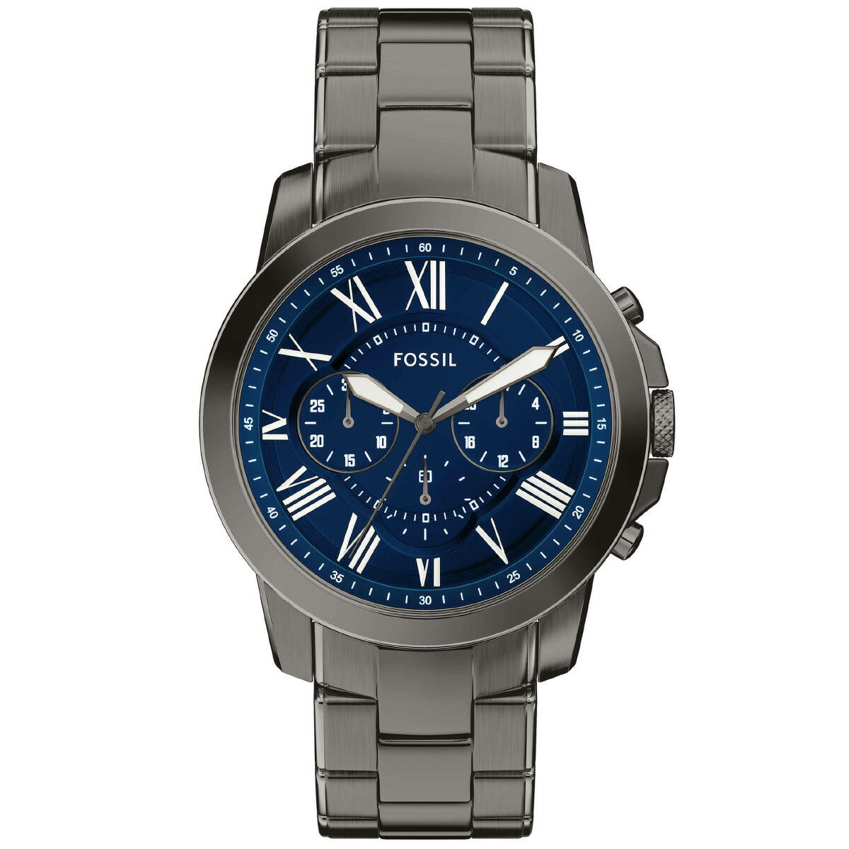 フォッシル FOSSIL 腕時計 メンズ GRANT クロノグラフ ガンメタル ステンレススチールウォッチ FS6133【2025 新作】