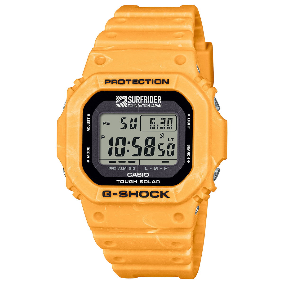 G-SHOCK デジタル カシオ Gショック CASIO ソーラー SURFRIDER FOUNDATION JAPAN コラボ 限定 腕時計 メンズ G-5600SFJ-9JR サンライズサーフ【2025 新作】