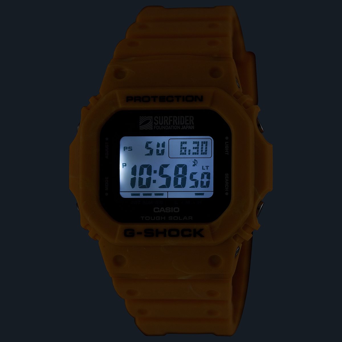 G-SHOCK デジタル カシオ Gショック CASIO ソーラー SURFRIDER FOUNDATION JAPAN コラボ 限定 腕時計 メンズ G-5600SFJ-9JR サンライズサーフ【2025 新作】