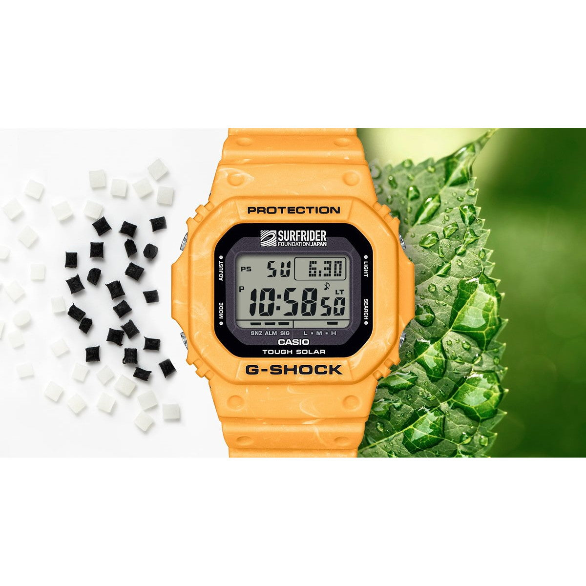 G-SHOCK デジタル カシオ Gショック CASIO ソーラー SURFRIDER FOUNDATION JAPAN コラボ 限定 腕時計 メンズ G-5600SFJ-9JR サンライズサーフ【2025 新作】
