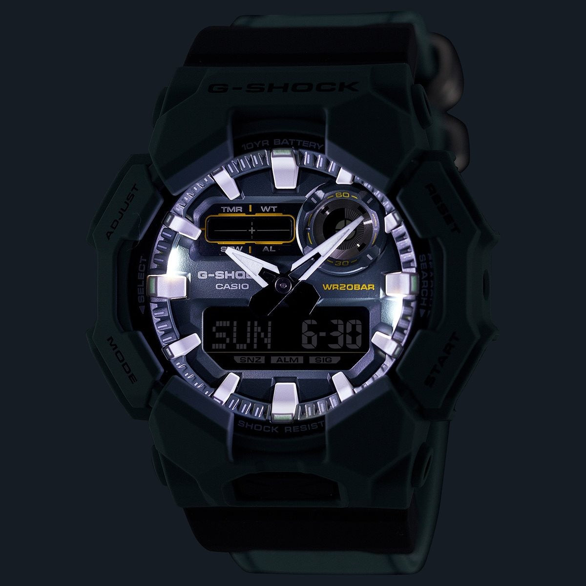 G-SHOCK カシオ Gショック CASIO アナデジ 腕時計 メンズ GA-010CE-2AJF Big case シリーズ FOOD TEXTILE【2025 新作】