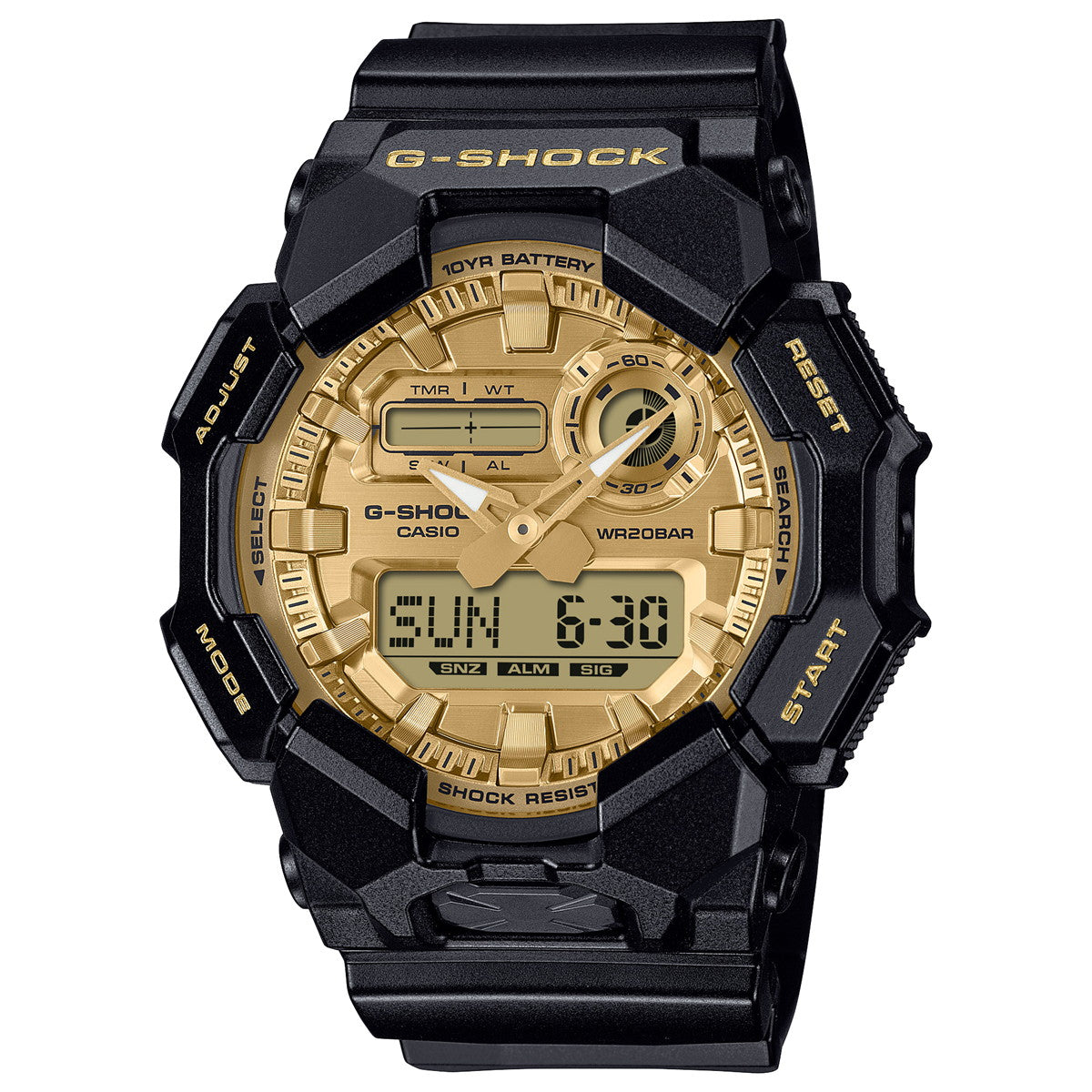 G-SHOCK カシオ Gショック CASIO アナデジ 腕時計 メンズ GA-010GGB-1A9JF Black and Gold Series【2025 新作】