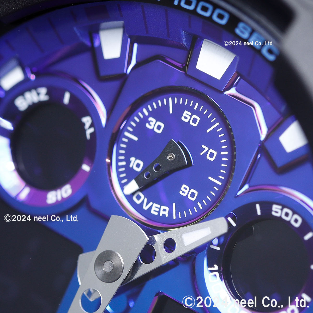 G-SHOCK カシオ Gショック CASIO アナデジ 腕時計 メンズ GA-100FL-1AJF Flame inside フレイムブルー【2024 新作】