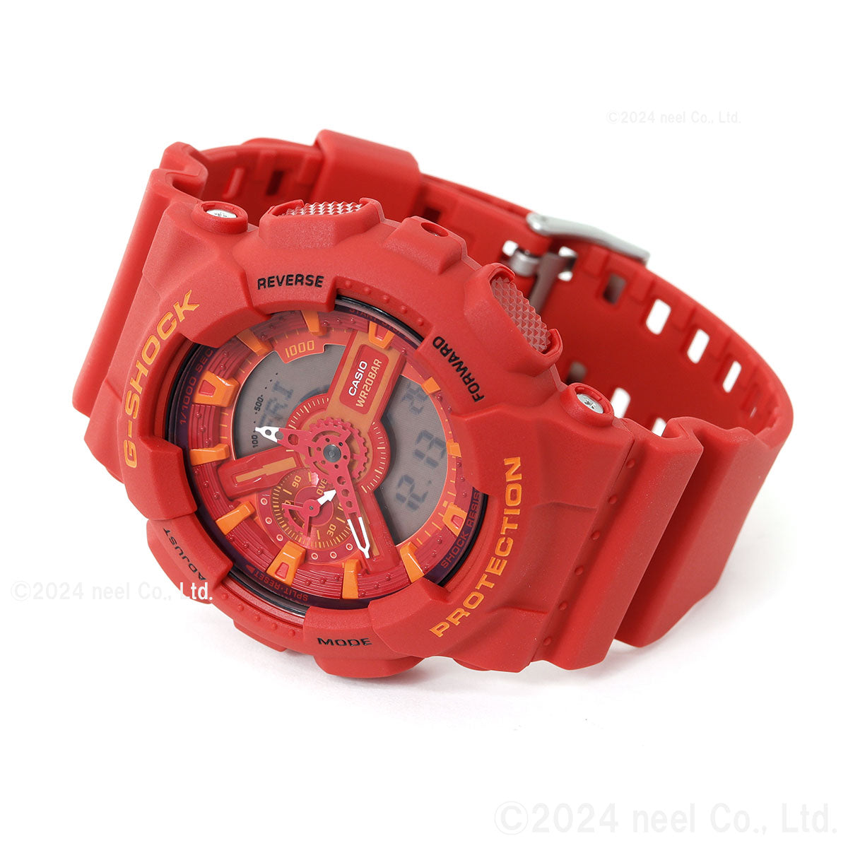 G-SHOCK 赤 ブルー&レッドシリーズ アナデジ 腕時計 メンズ GA-110AC-4AJF