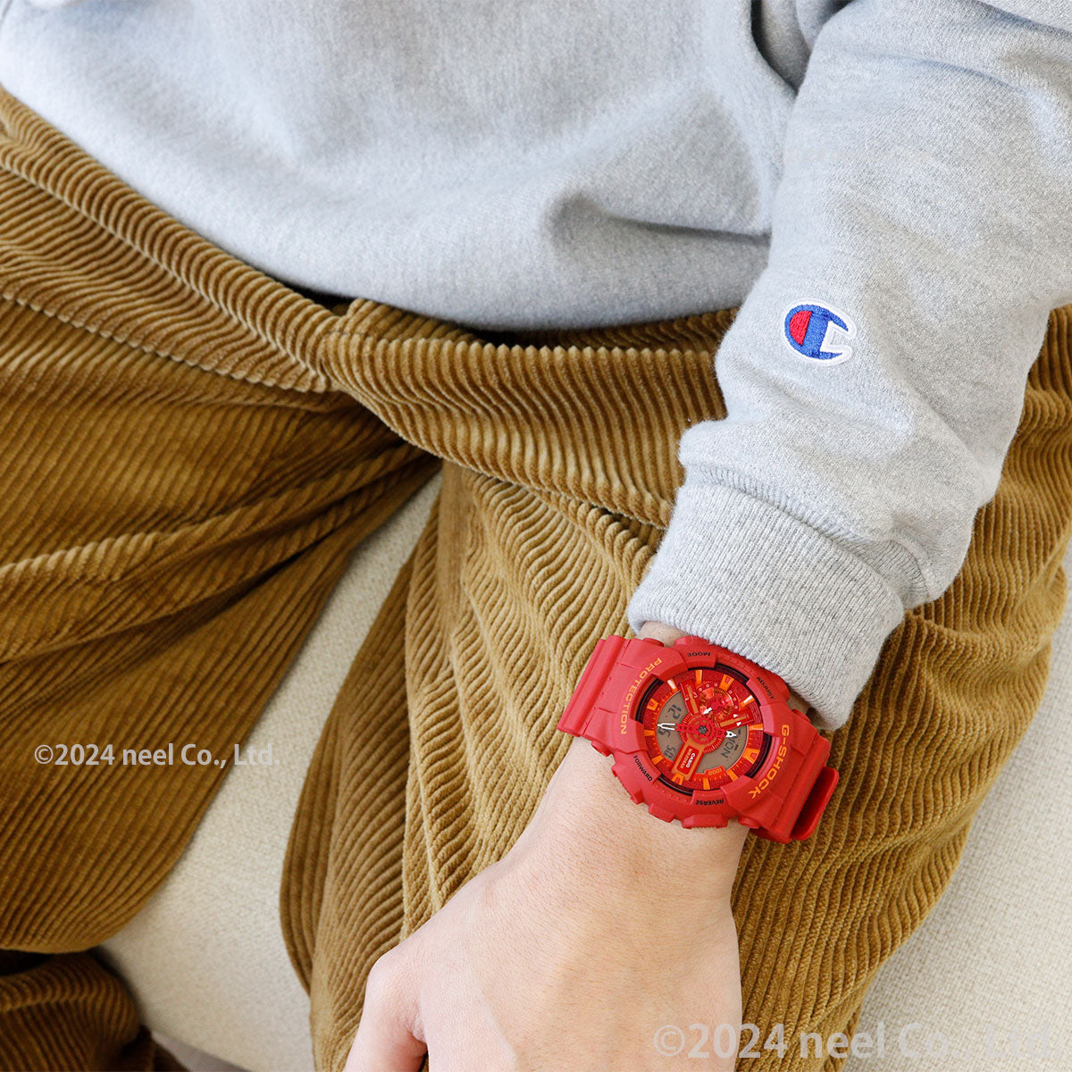 G-SHOCK 赤 ブルー&レッドシリーズ アナデジ 腕時計 メンズ GA-110AC-4AJF