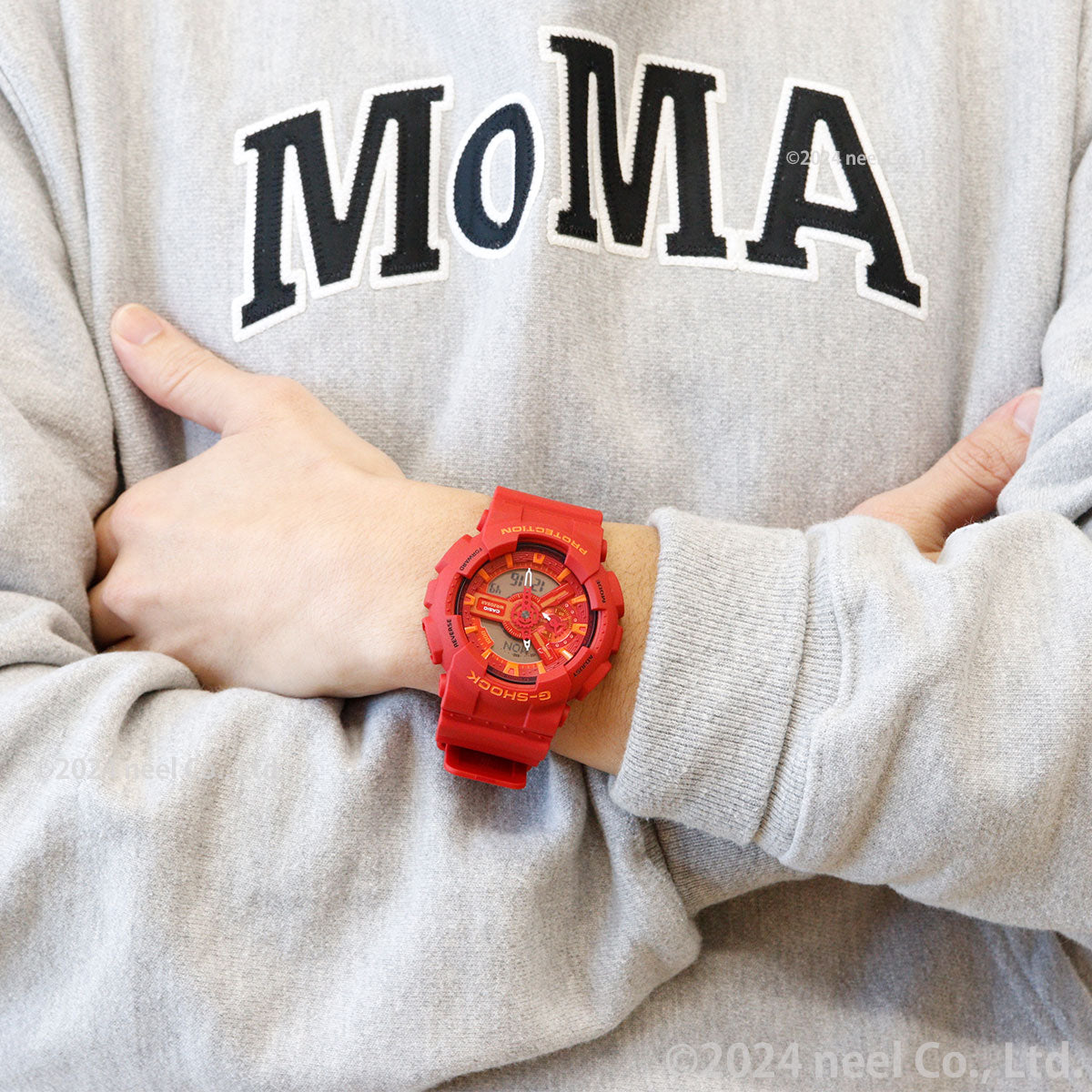 G-SHOCK 赤 ブルー&レッドシリーズ アナデジ 腕時計 メンズ GA-110AC-4AJF