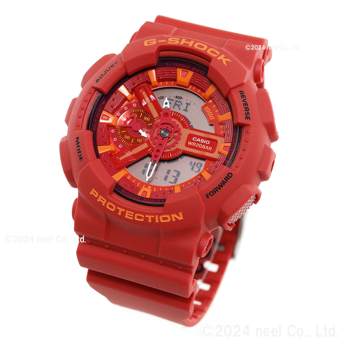 G-SHOCK 赤 ブルー&レッドシリーズ アナデジ 腕時計 メンズ GA-110AC-4AJF