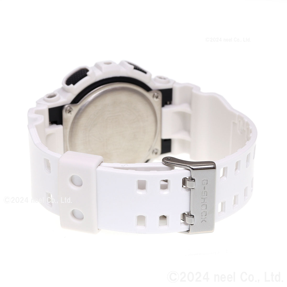 G-SHOCK ホワイト&ブラック 白 腕時計 メンズ アナデジ GA-110GW-7AJF