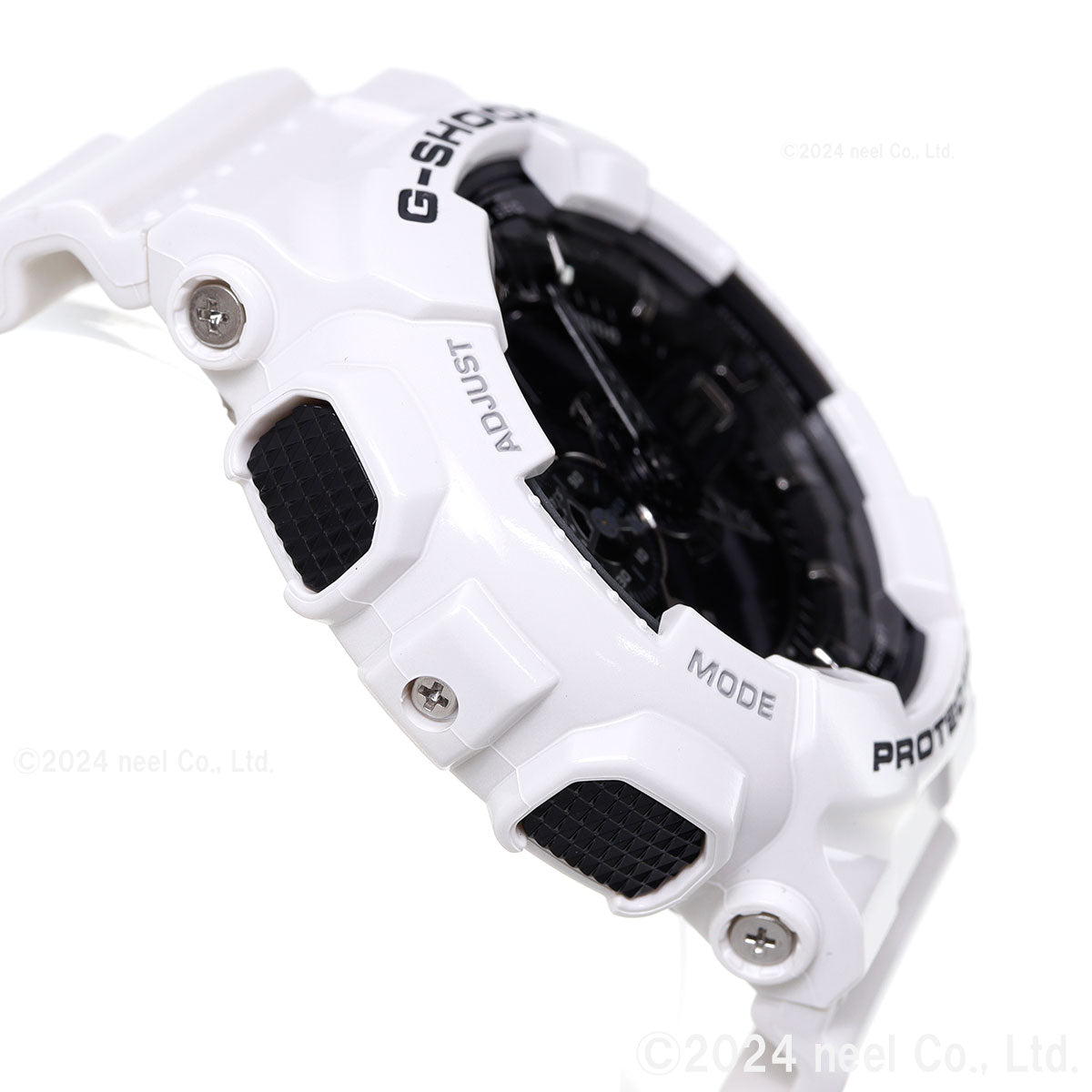 G-SHOCK ホワイト&ブラック 白 腕時計 メンズ アナデジ GA-110GW-7AJF