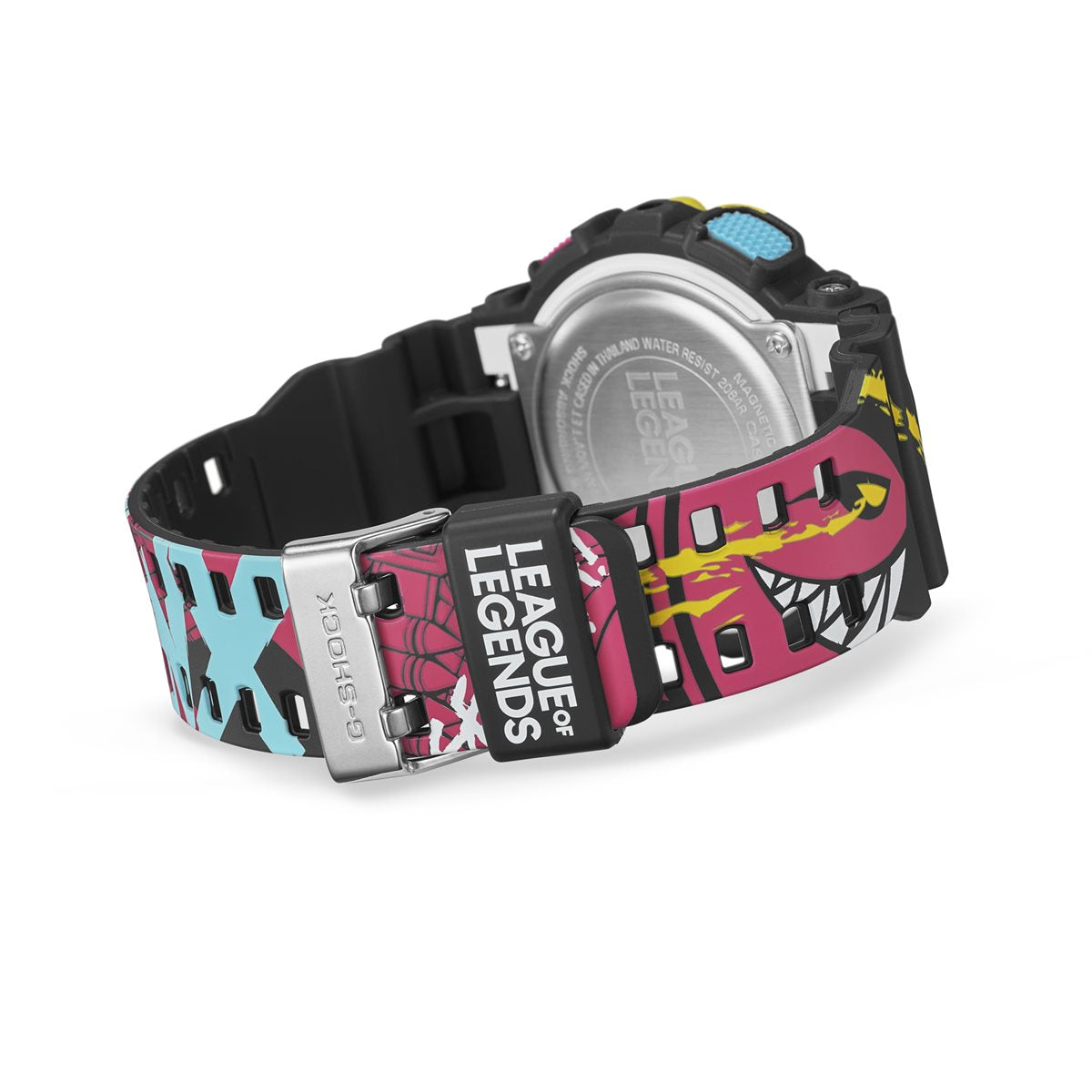 G-SHOCK カシオ Gショック CASIO LEAGUE OF LEGENDS コラボ 限定 GA-110LL-1AJR 腕時計 リーグ・オブ・レジェンド ジンクス スーパーメガデスロケット モチーフ【2023 新作】