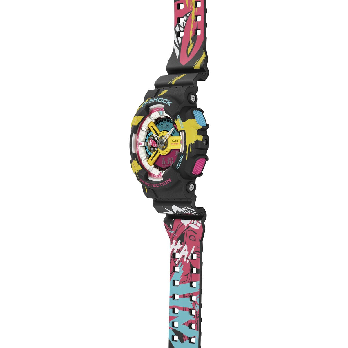 G-SHOCK カシオ Gショック CASIO LEAGUE OF LEGENDS コラボ 限定 GA-110LL-1AJR 腕時計 リーグ・オブ・レジェンド ジンクス スーパーメガデスロケット モチーフ【2023 新作】