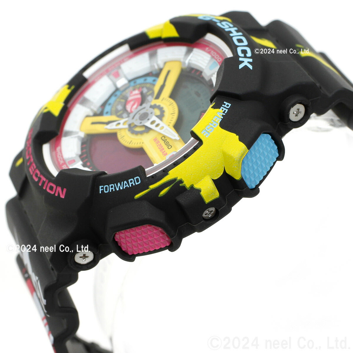 G-SHOCK カシオ Gショック CASIO LEAGUE OF LEGENDS コラボ 限定 GA-110LL-1AJR 腕時計 リーグ・オブ・レジェンド ジンクス スーパーメガデスロケット モチーフ【2023 新作】