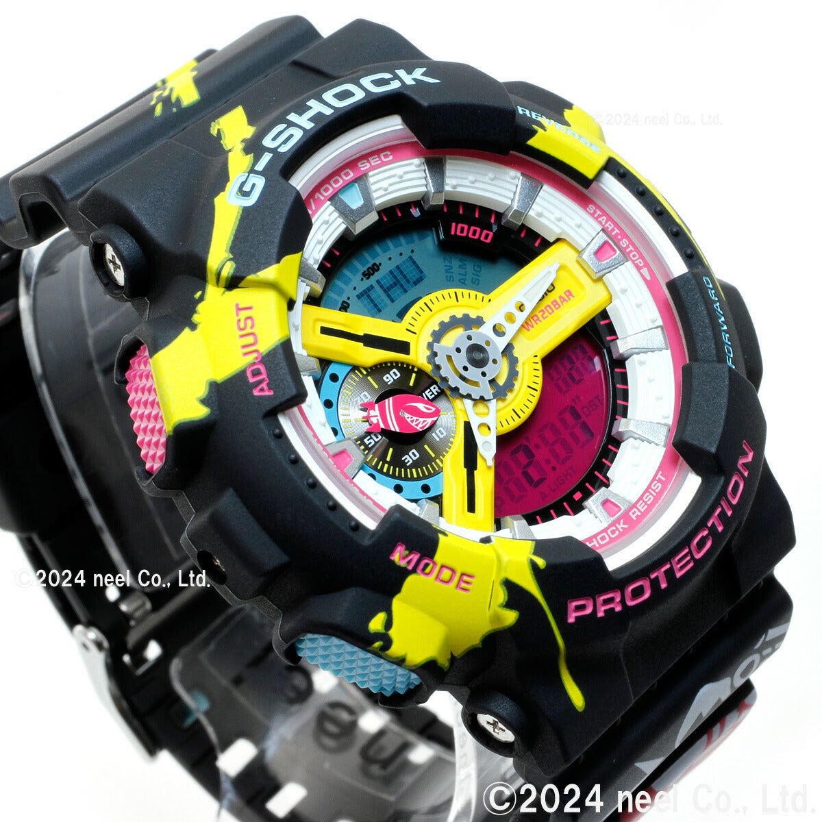 G-SHOCK カシオ Gショック CASIO LEAGUE OF LEGENDS コラボ 限定 GA-110LL-1AJR 腕時計 リーグ・オブ・レジェンド ジンクス スーパーメガデスロケット モチーフ【2023 新作】