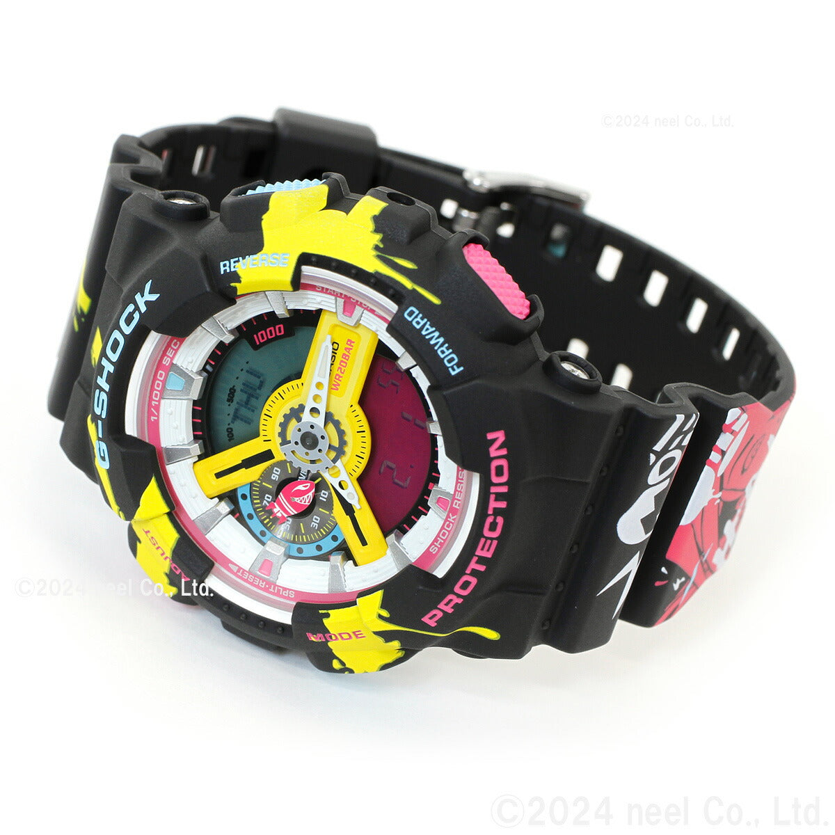 G-SHOCK カシオ Gショック CASIO LEAGUE OF LEGENDS コラボ 限定 GA-110LL-1AJR 腕時計 リーグ・オブ・レジェンド ジンクス スーパーメガデスロケット モチーフ【2023 新作】